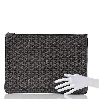 Goyard Goyardine Senat Pochette GM Black 2 of 8