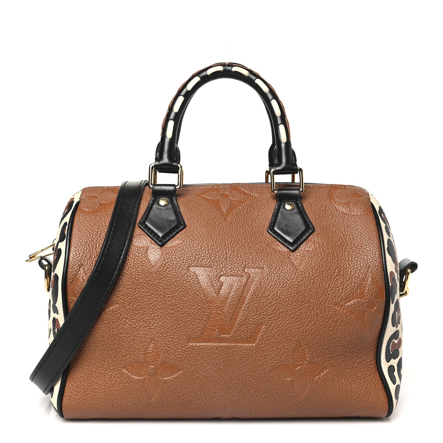Empreinte Monogram Giant Wild At Heart Speedy Bandouliere 25 Caramel