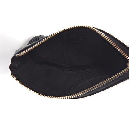 Chanel Caviar Quilted Small Vintage Mademoiselle Cosmetic Case Black 5 of 8