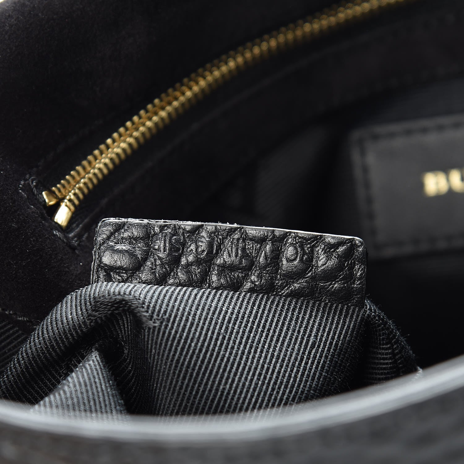 Burberry Signature Grain Medium Mildenhall Crossbody Bag Black 7 of 11