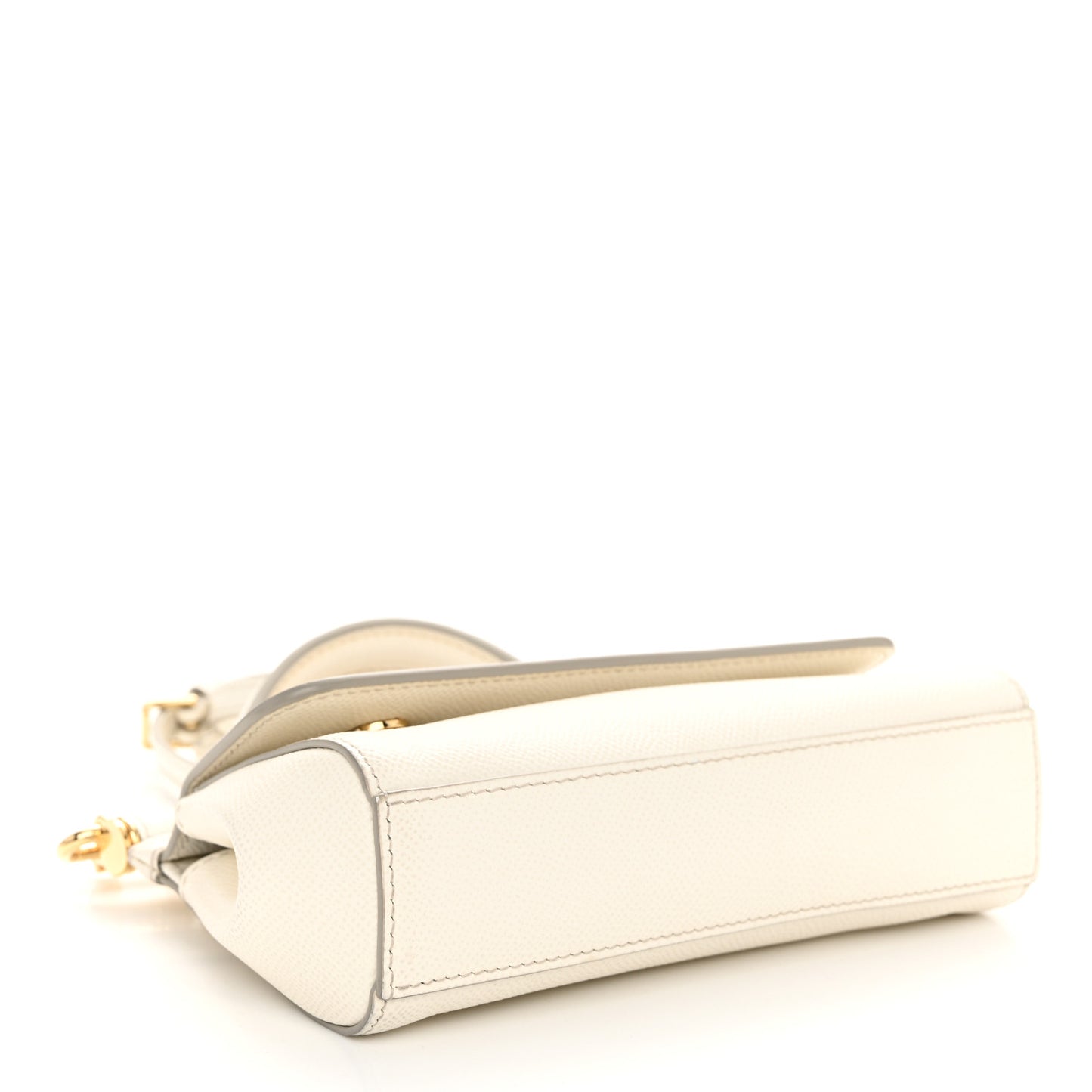 DOLCE GABBANA Dauphine Mini Miss Sicily Bag White