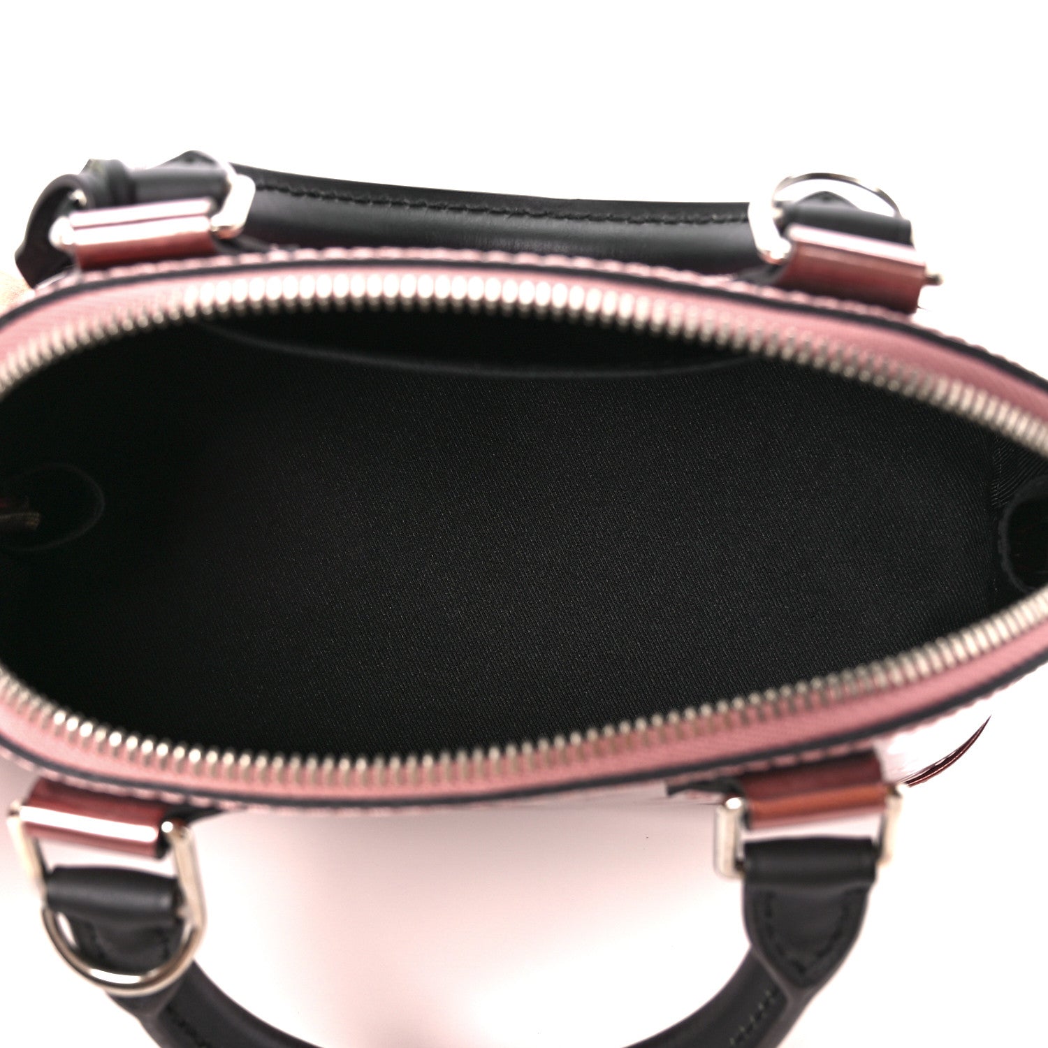 Louis Vuitton Vernis Epi Monogram Alma BB Rose Pale 5 of 12