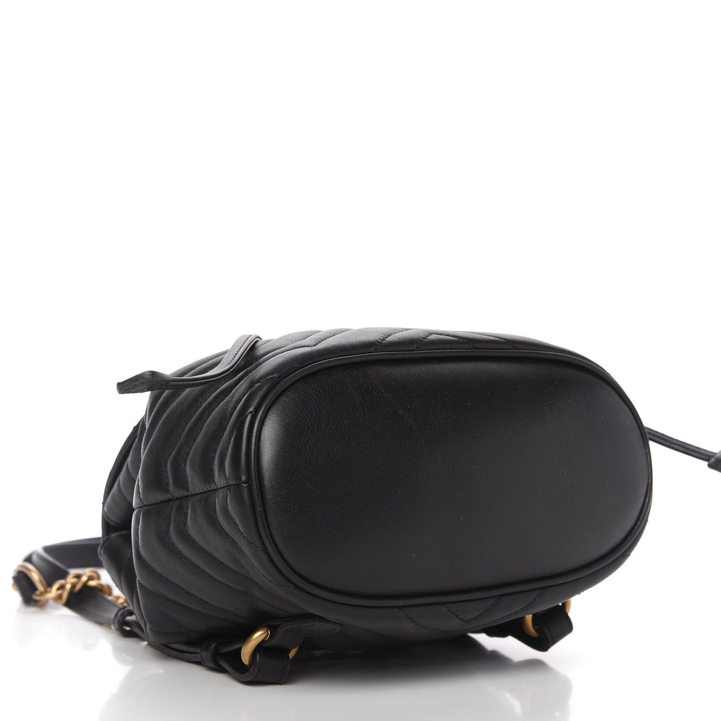 Calfskin Matelasse GG Marmont Flap Backpack Black
