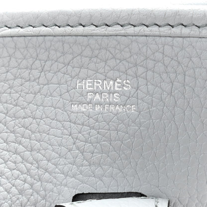 Hermes Taurillon Clemence Evelyne III PM Bleu Pale 6 of 14