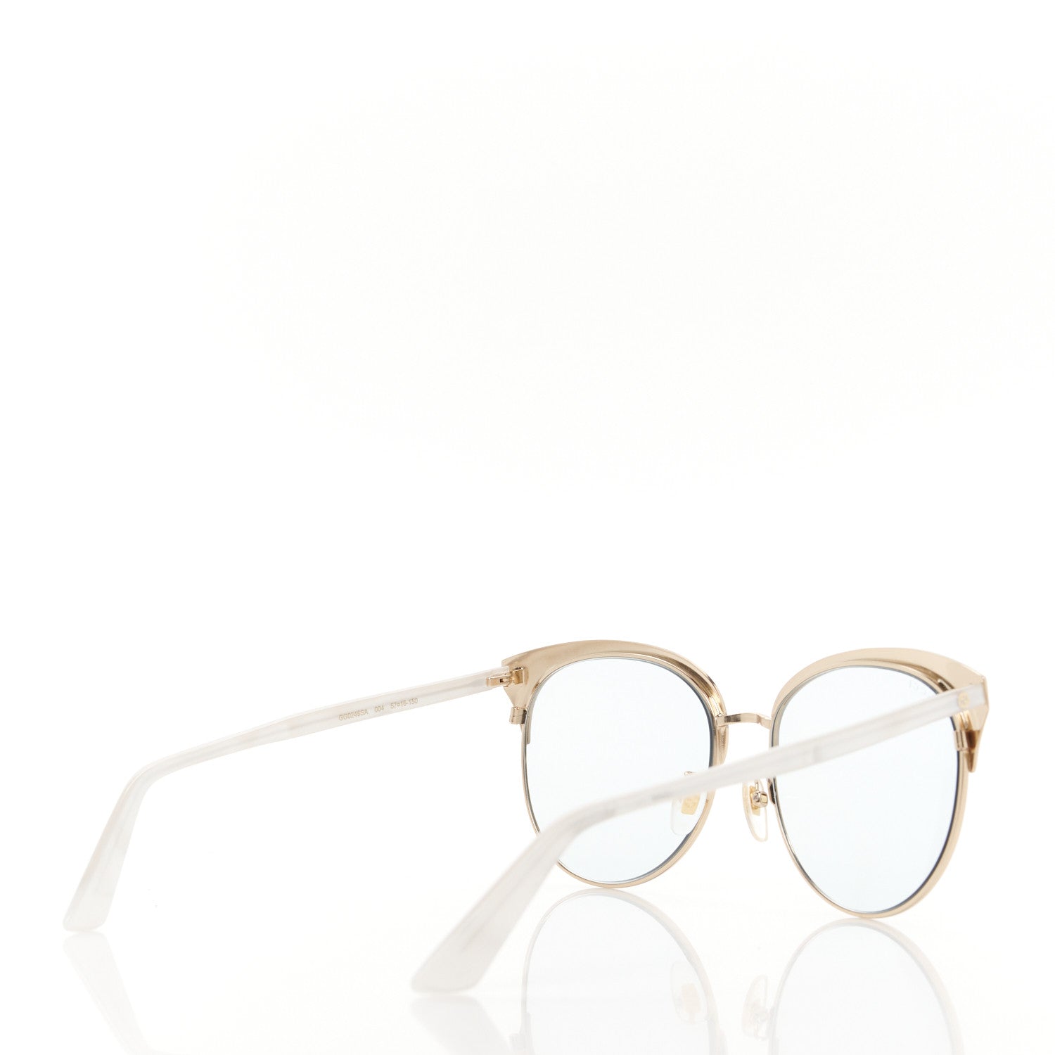 Gucci Round Metal GGG0246 Sunglasses Light Blue 4 of 8