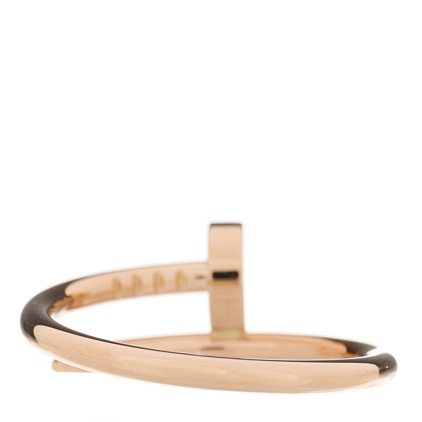 Cartier 18K Pink Gold Small Juste Un Clou Ring 49 4.75 3 of 5