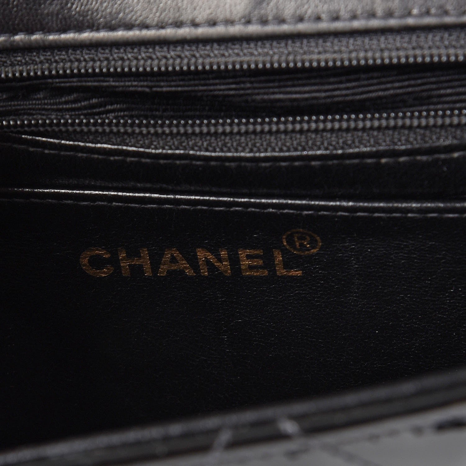 Chanel Patent Quilted Medium Single Flap Black 6 of 12