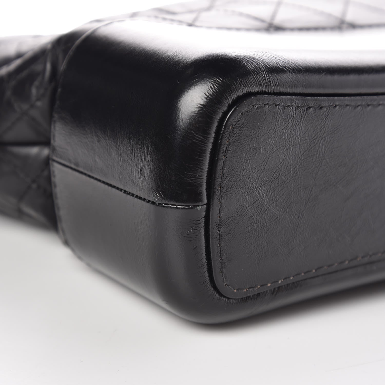 Chanel Aged Calfskin Quilted Medium Gabrielle Hobo Black 8 of 10