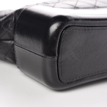 Chanel Aged Calfskin Quilted Medium Gabrielle Hobo Black 8 of 10