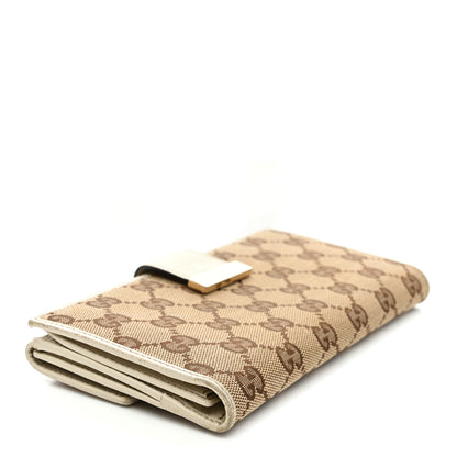 Gucci Monogram Icon Bar Continental Flap Wallet Off White 4 of 10