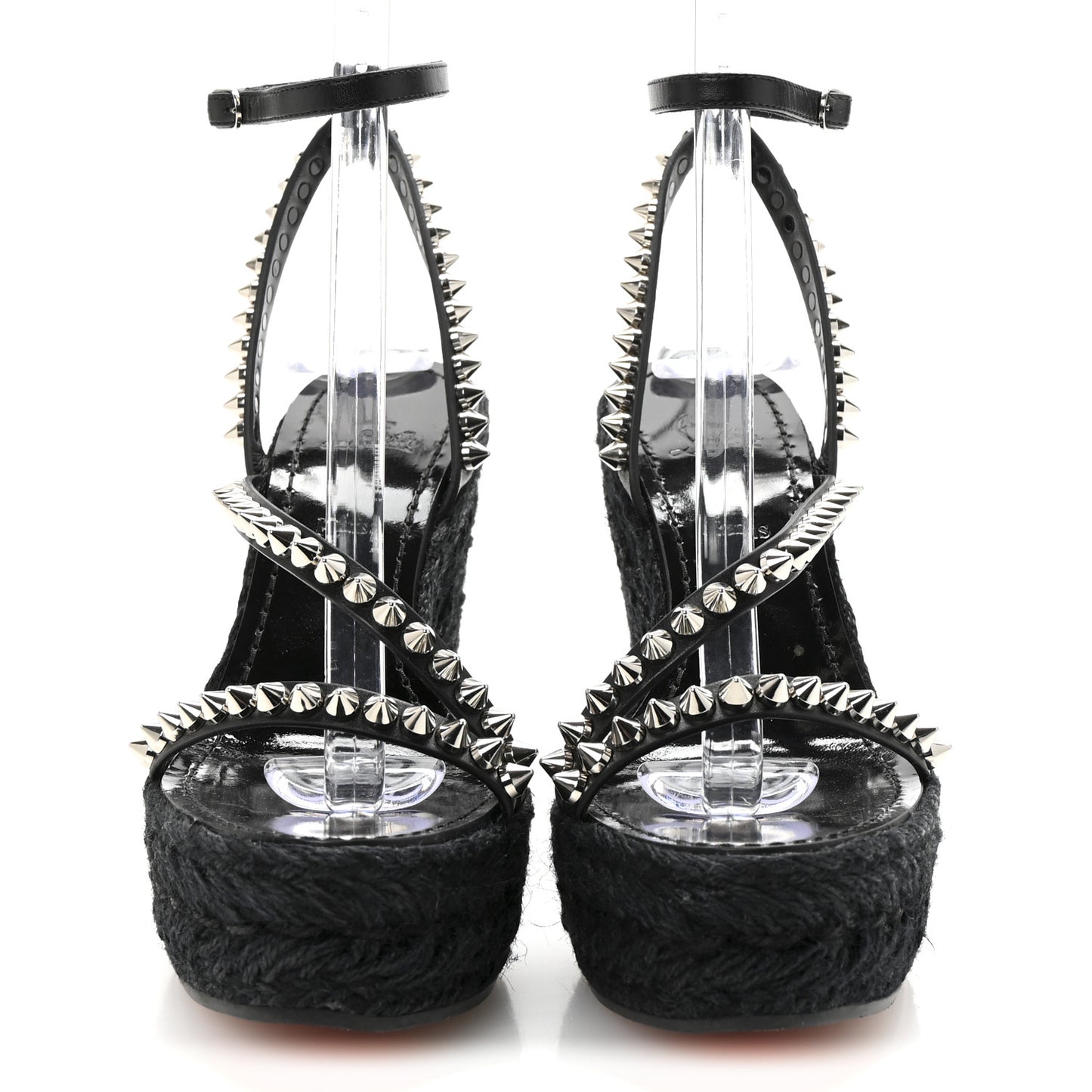 Patent Mafaldina 120 Wedge Sandals 37 Black