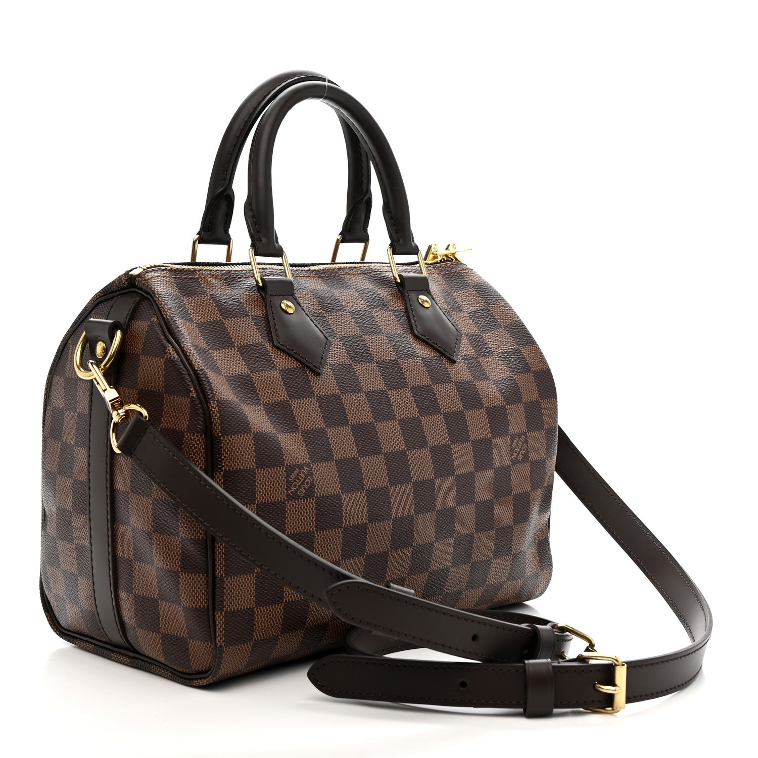 Louis Vuitton Damier Ebene Speedy Bandouliere 25 3 of 9