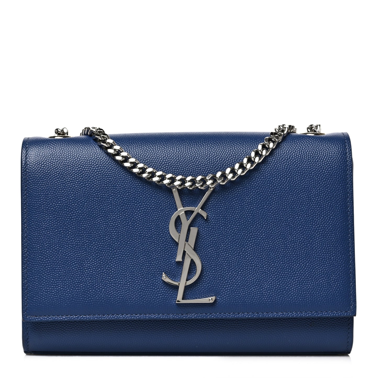 Grain De Poudre Small Classic Monogram Kate Satchel Denim