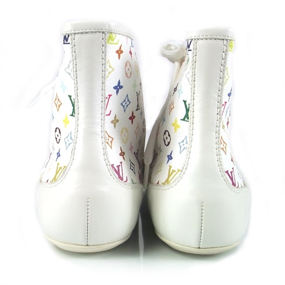 Louis Vuitton Monogram Multicolor High Top Sneakers 36 White 3 of 8