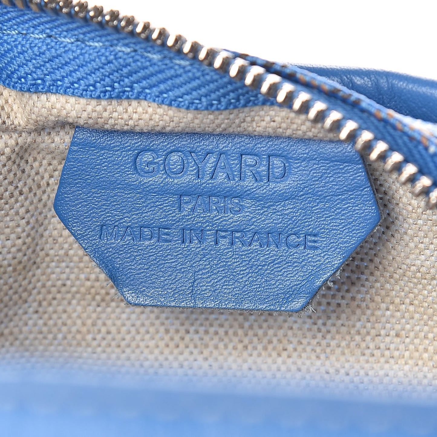 Goyardine Fidji Zip Hobo Sky Blue