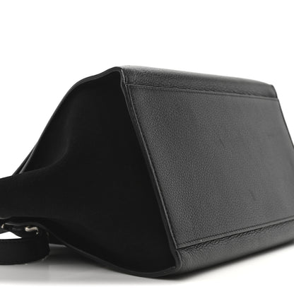 Celine Drummed Calfskin Suede Trapeze Black 14 of 17