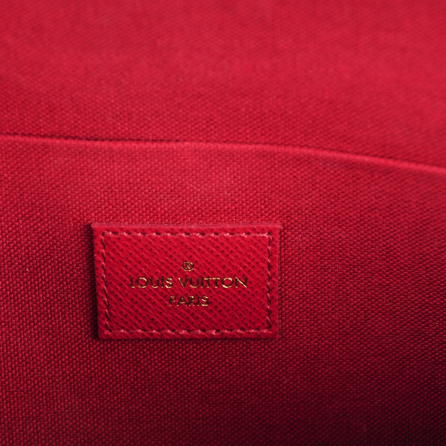 Monogram Pochette Felicie Chain Wallet Fuchsia
