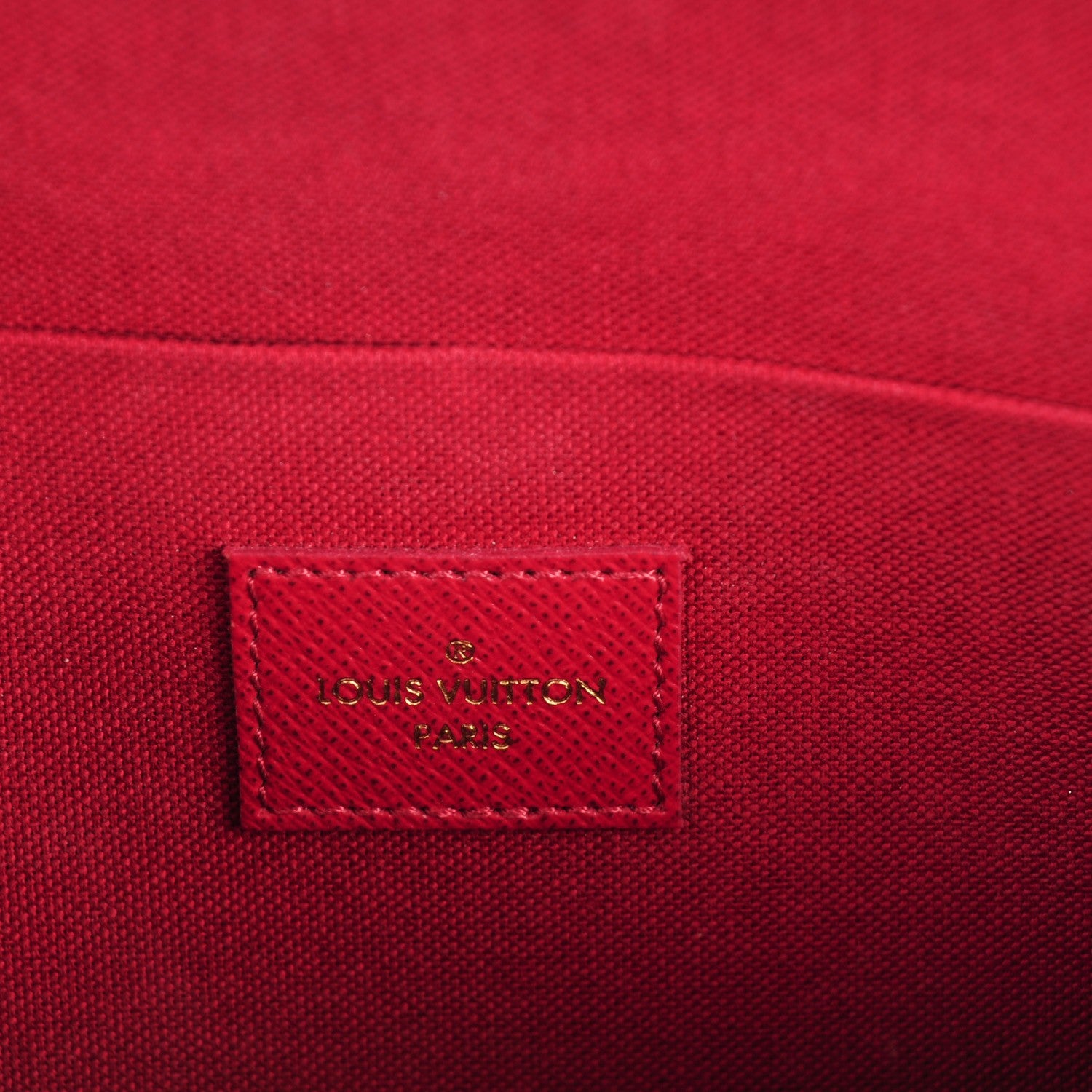 Louis Vuitton Monogram Pochette Felicie Chain Wallet Fuchsia 7 of 9