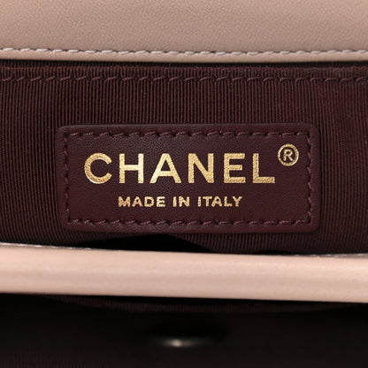 Chanel Lambskin Quilted Gold Metal Lock Flap Pink 6 of 11