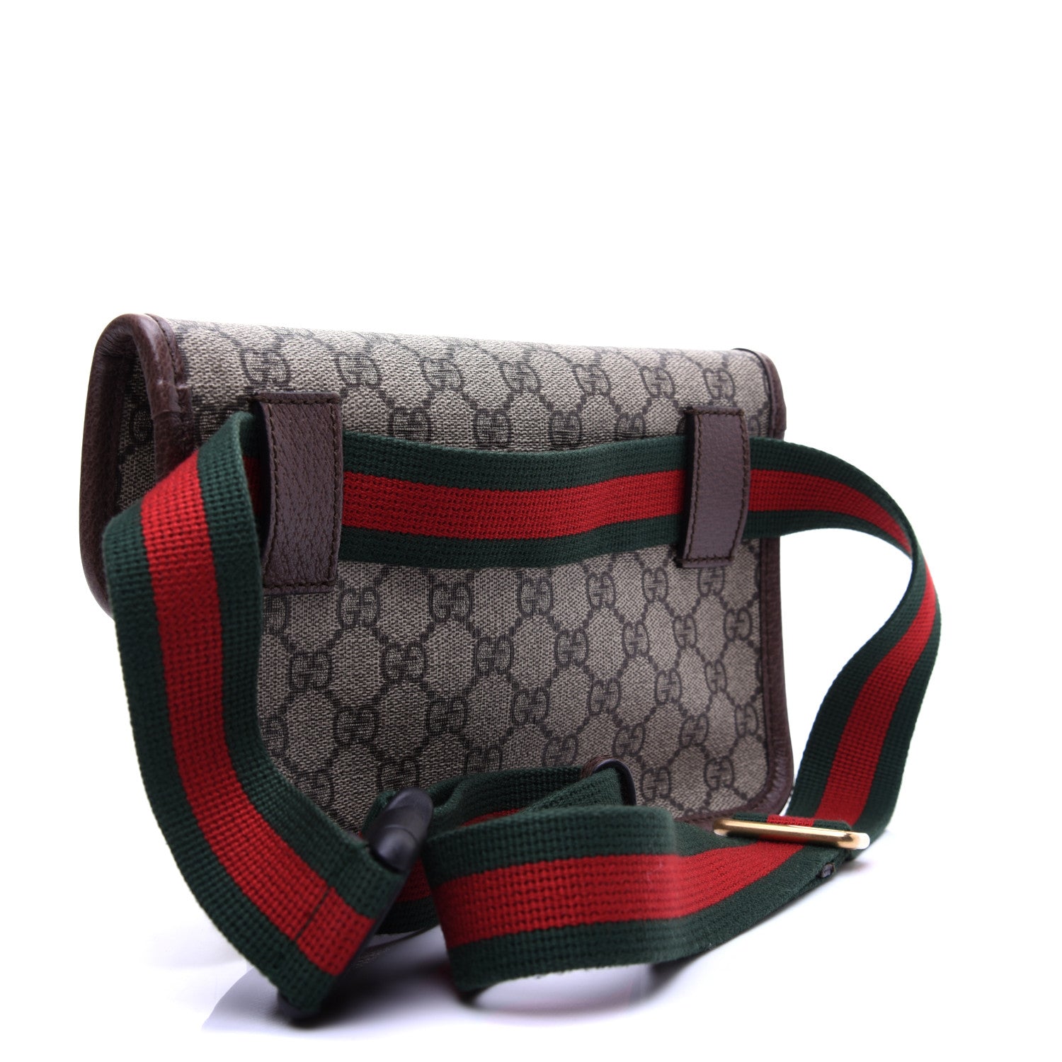 Gucci GG Supreme Monogram Neo Vintage Web Belt Bag Brown 3 of 11