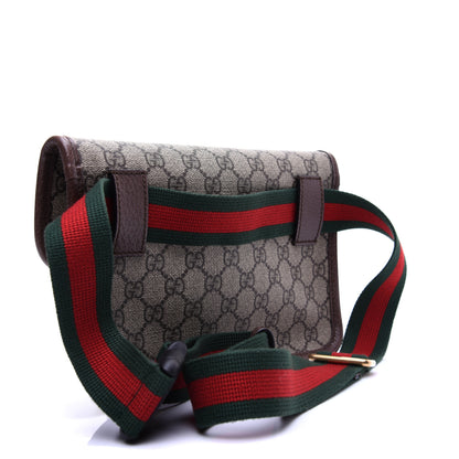 Gucci GG Supreme Monogram Neo Vintage Web Belt Bag Brown 3 of 11