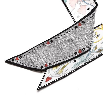 Christian Dior Silk L'Amoureux Mitzah Scarf 5 of 6