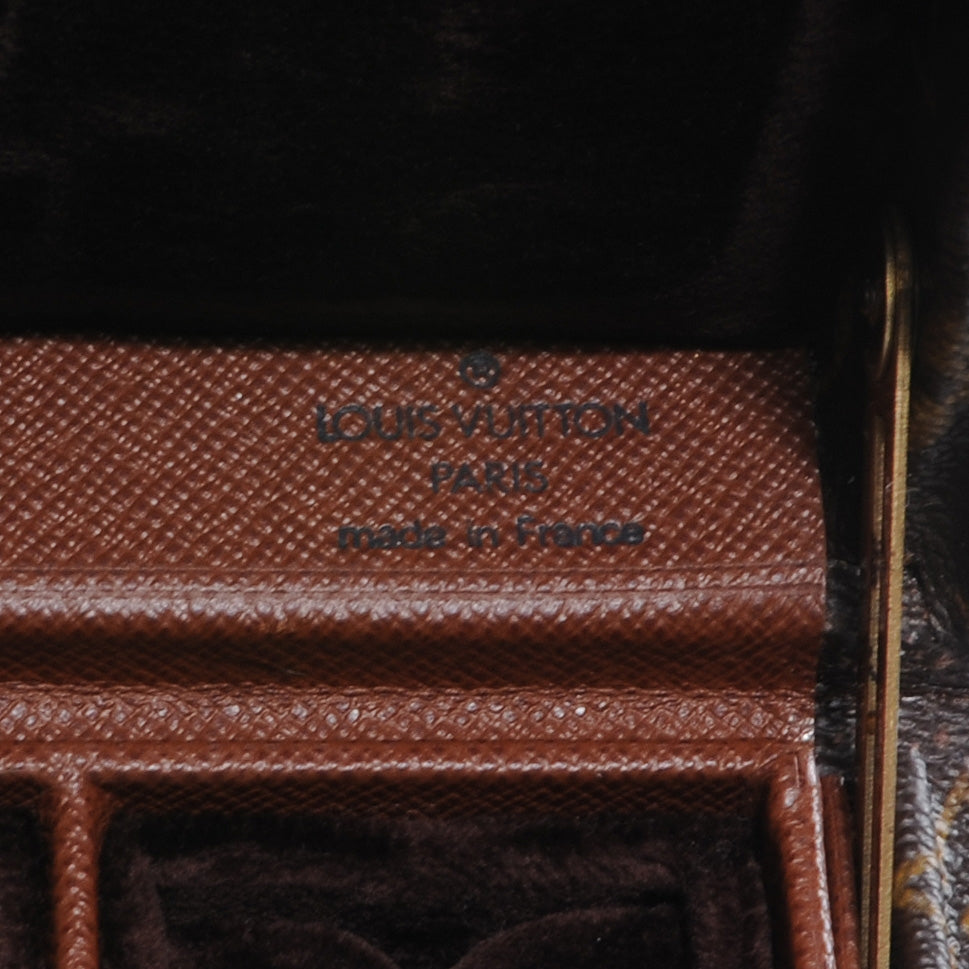 Louis Vuitton Monogram Boite Bijoux 34 Jewelry Case Hard Trunk 8 of 8