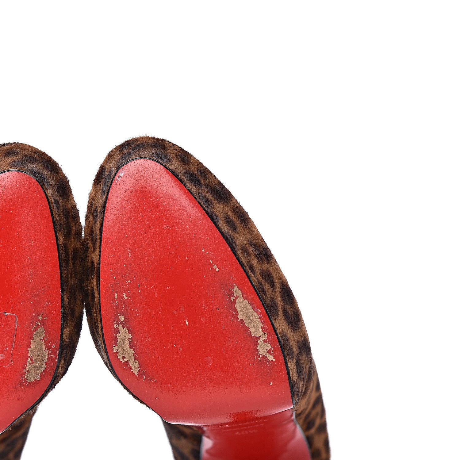 Christian Louboutin Calf Hair Leopard Bianca 140 Pumps 40.5 Leopard 9 of 14