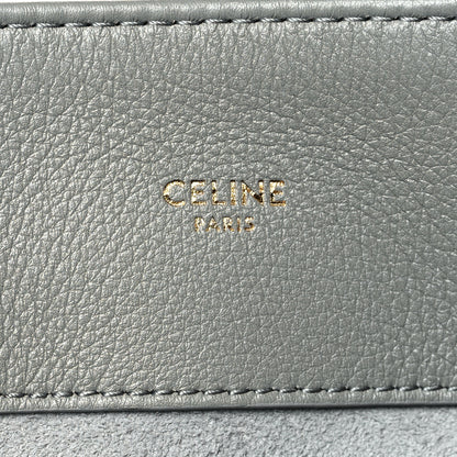 Celine Supple Calfskin Medium Appoline Zinc 6 of 10