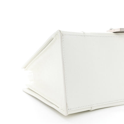 Balenciaga Grained Calfskin XS Hourglass East West Tote White 10 of 11
