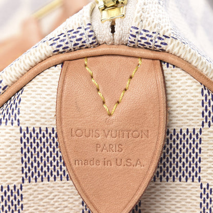 Louis Vuitton Damier Azur Speedy 35 6 of 14