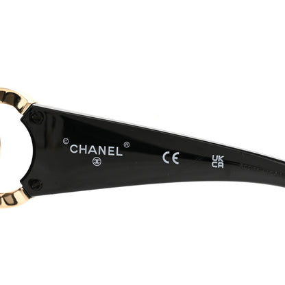 Chanel Acetate Pearl CC Square Sunglasses 71501-A Black 5 of 7