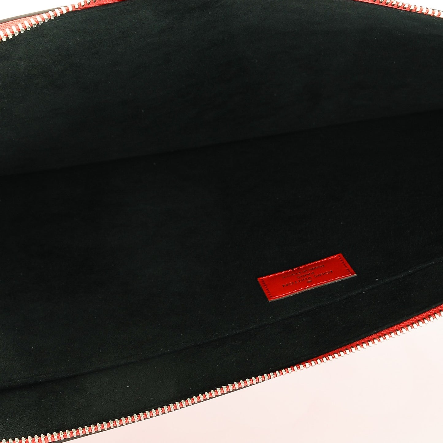 X SUPREME Epi Pochette Jour GM Red
