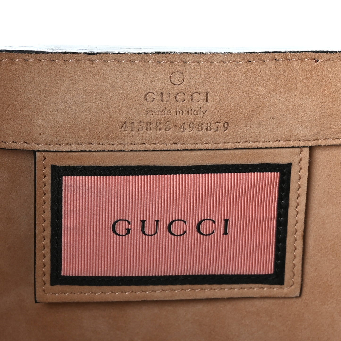 Calfskin GucciGhost Real Large XL Tote Black Yellow