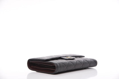 Chanel Caviar Quilted Large Flap Wallet Black 4 of 10