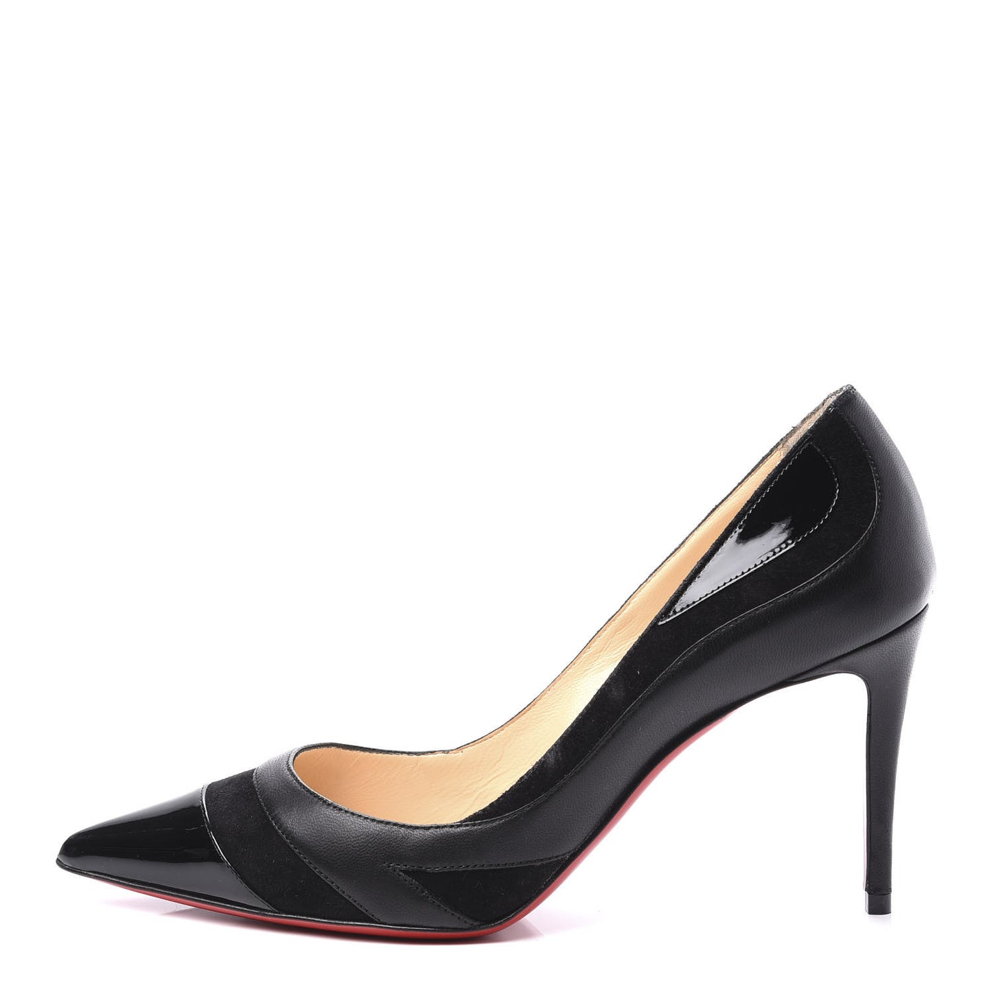 Nappa Patent Veau Velours Eklectica 85 Pumps 36.5 Black