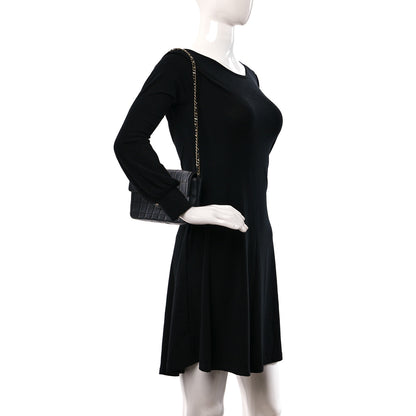 Chanel Lambskin East West Chocolate Bar Flap Black 2 of 10