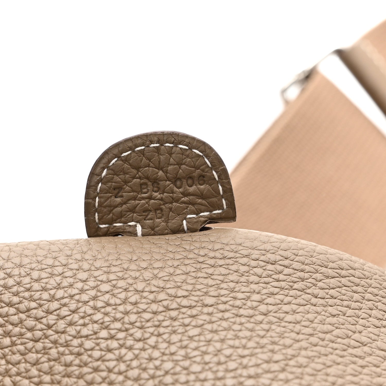 Hermes Taurillon Clemence Evelyne III PM Etoupe 7 of 11