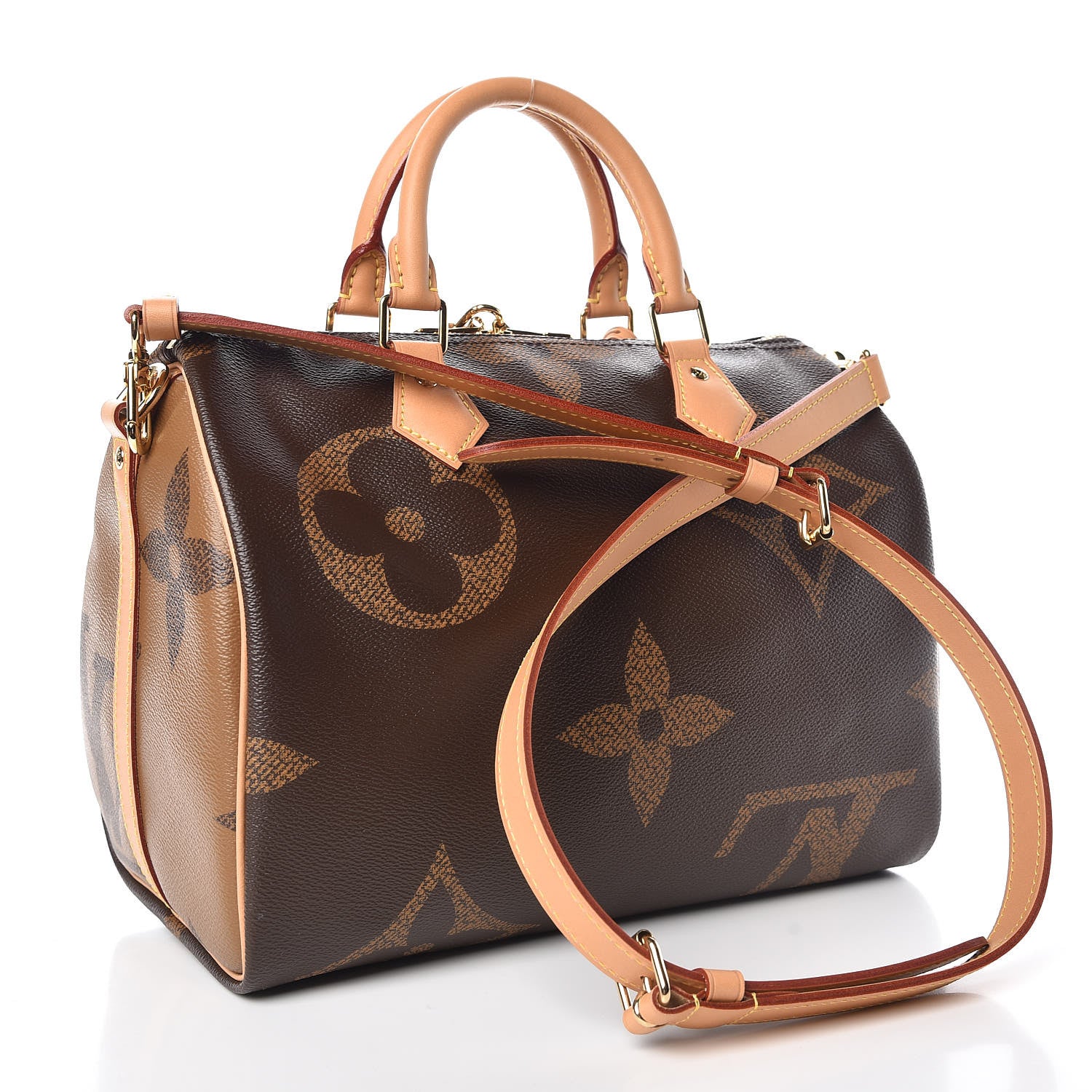 Louis Vuitton Reverse Monogram Giant Speedy Bandouliere 30 3 of 9
