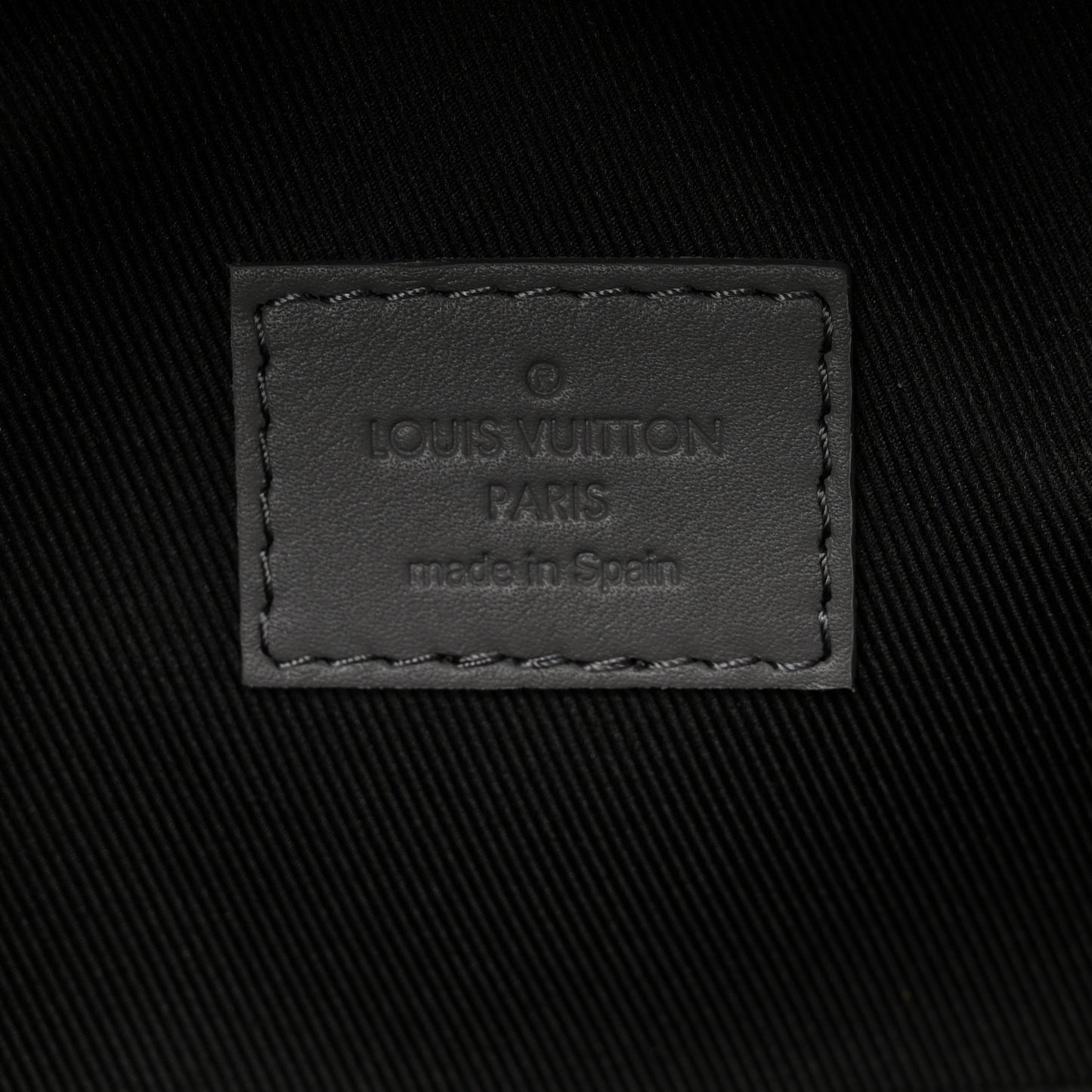 Calfskin Monogram Racer Backpack Grey