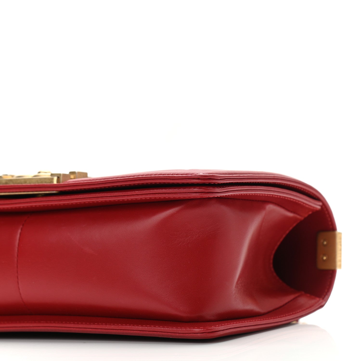 Chanel Lambskin Quilted Medium Boy Flap Red 10 of 11