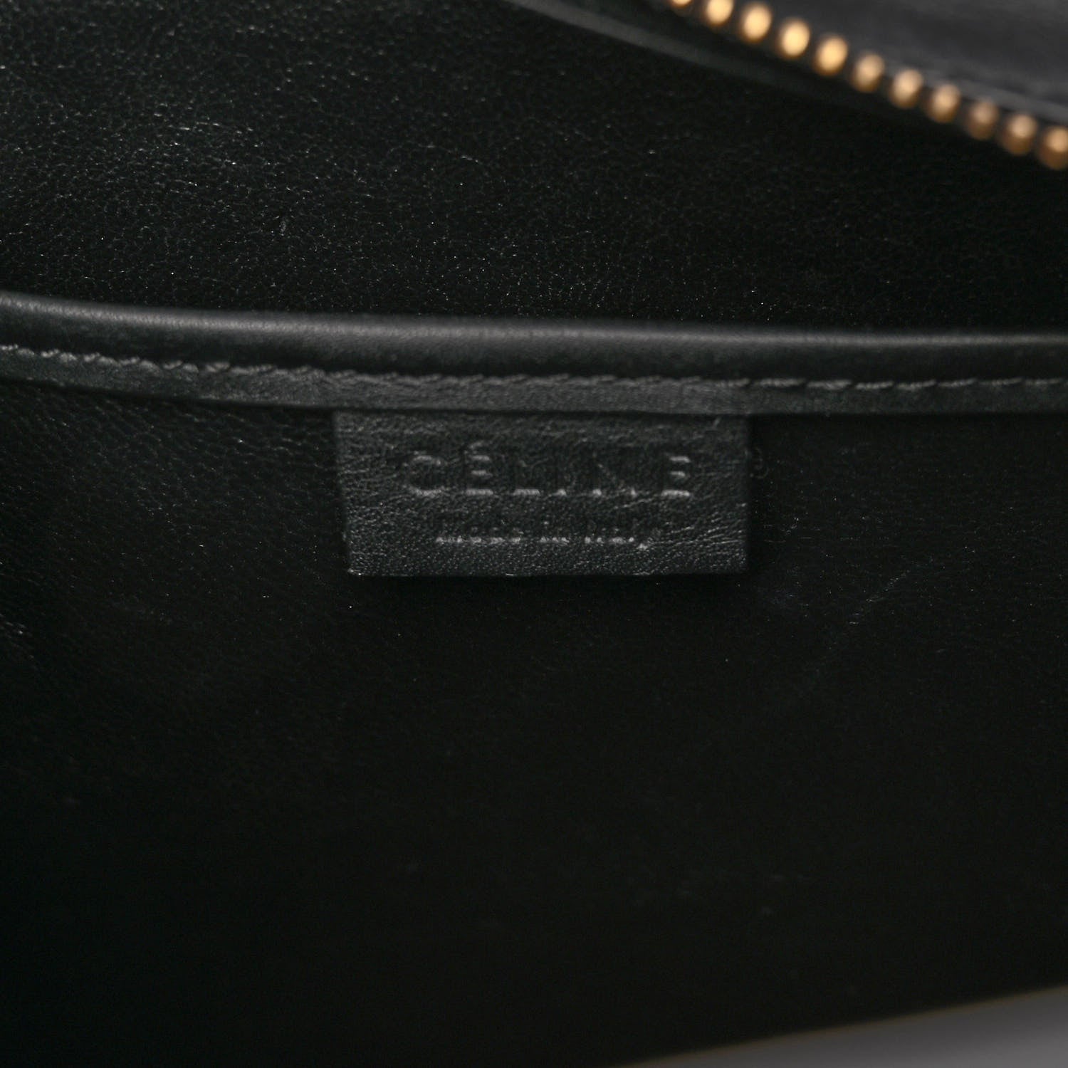 Celine Smooth Calfskin Nano Luggage Black 6 of 9
