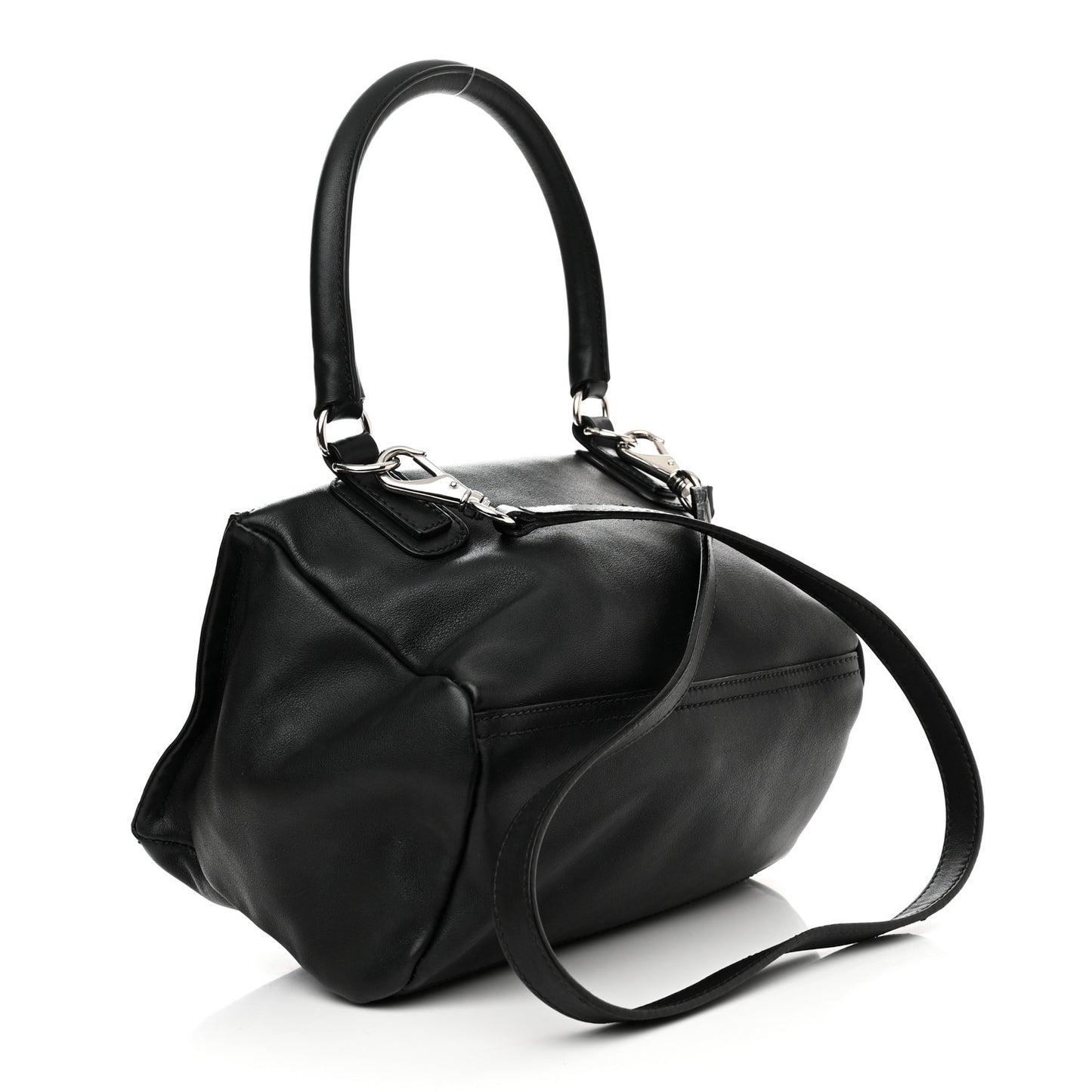 Calfskin Embellished Small Pandora Black