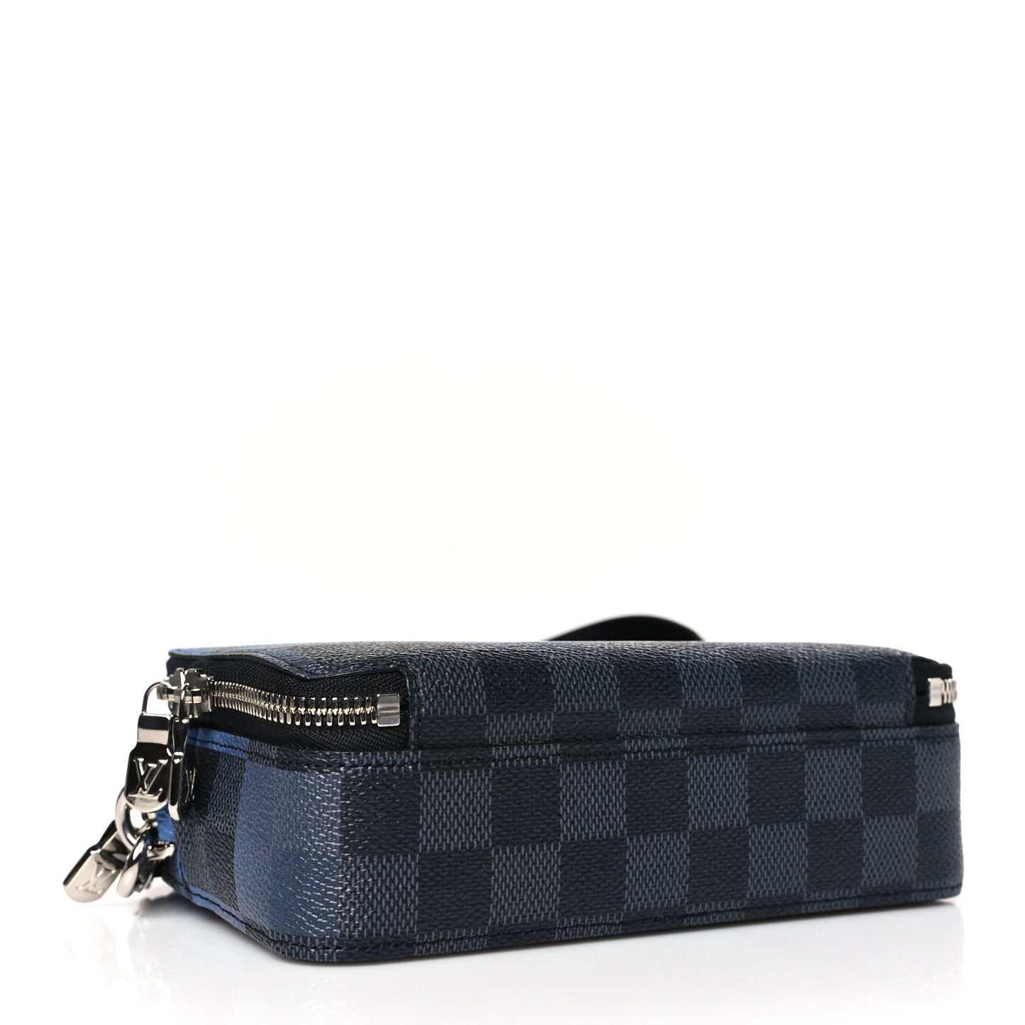 Giant Damier Graphite Alpha Wearable Wallet Navy