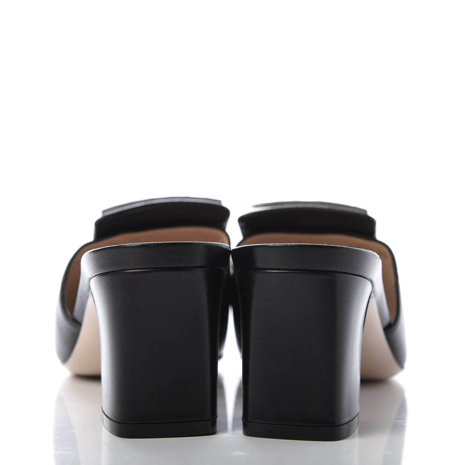 Gucci Malaga Kid Crystal Square G Madelyn Mules 41.5 Black 6 of 10