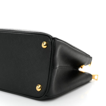 Prada Saffiano Medium Galleria Double Zip Tote Black 10 of 10