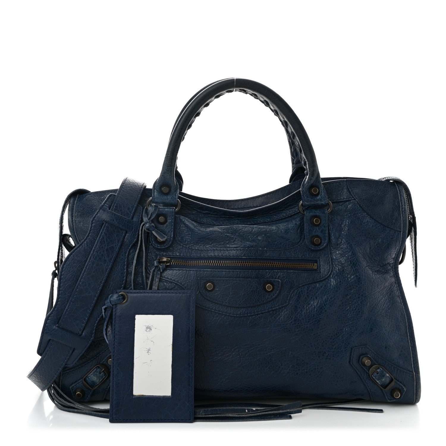 Balenciaga Agneau Classic Hardware City Bleu Mineral 3 of 14