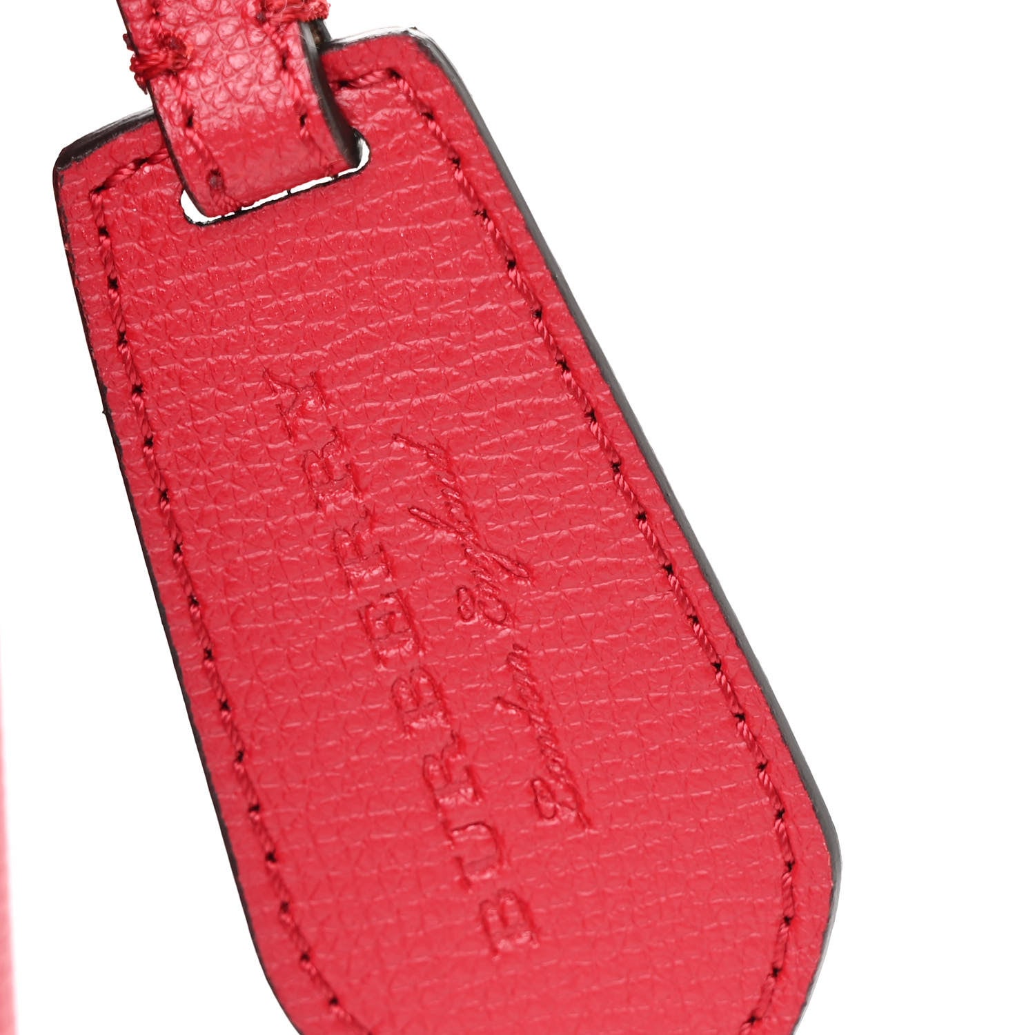 Burberry Calfskin Small Lorne Bucket Crossbody Red 7 of 11