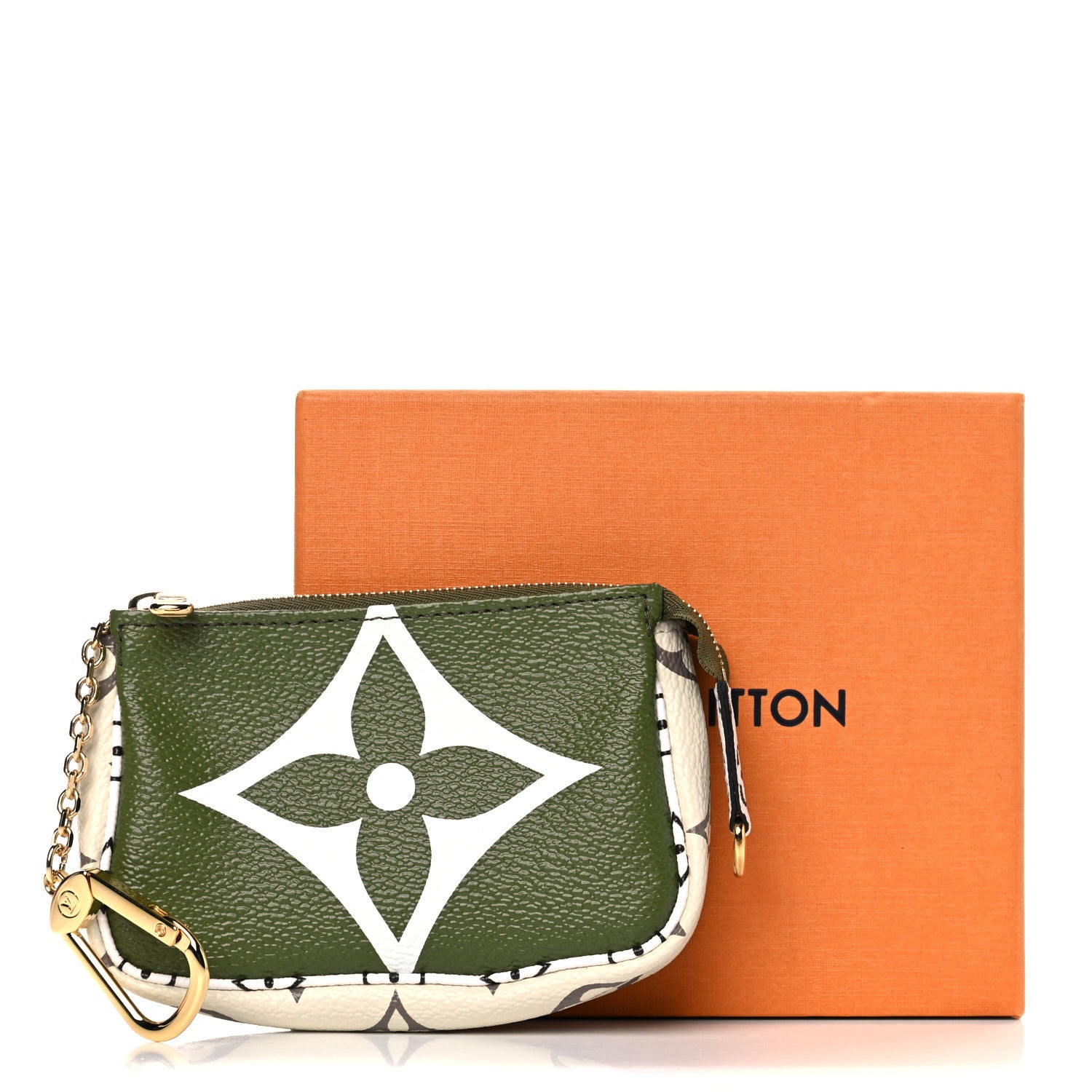 Louis Vuitton Monogram Giant Micro Pochette Accessories Kaki White 6 of 6