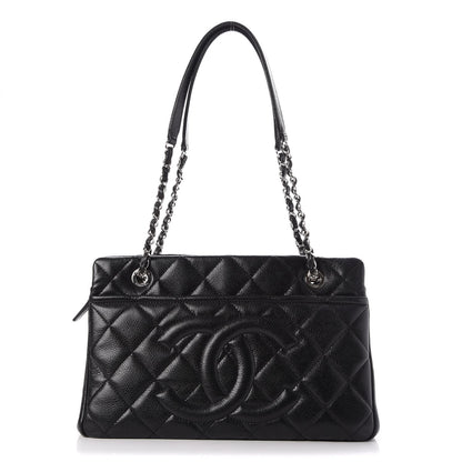 Chanel Caviar Quilted CC Timeless Tote Black 1 of 7